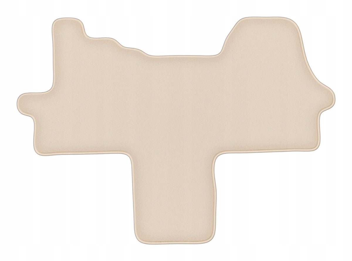 Velour rugs for Peugeot Boxer II 2006-2014 set FORTUNA beige 1 pc.