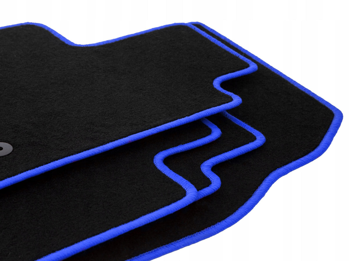 Velour rugs for VW Passat B5 FL 2000-2005 set CARLUX-BLUE 4 pcs. Packaging status original