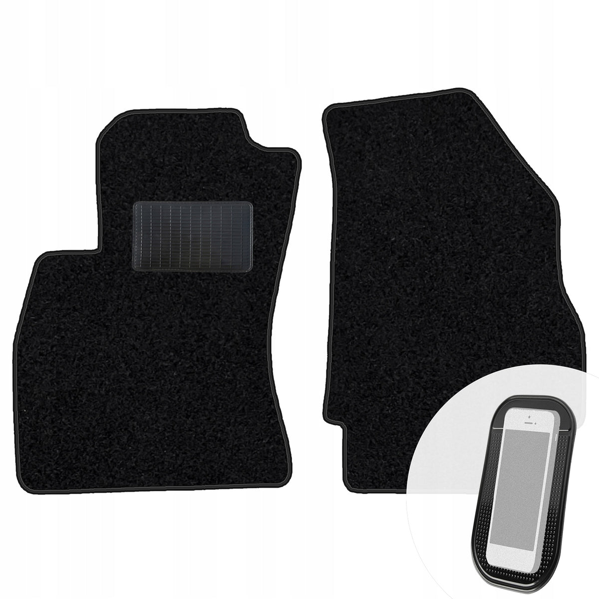 Velour rugs front for FIAT Doblo 2 2009