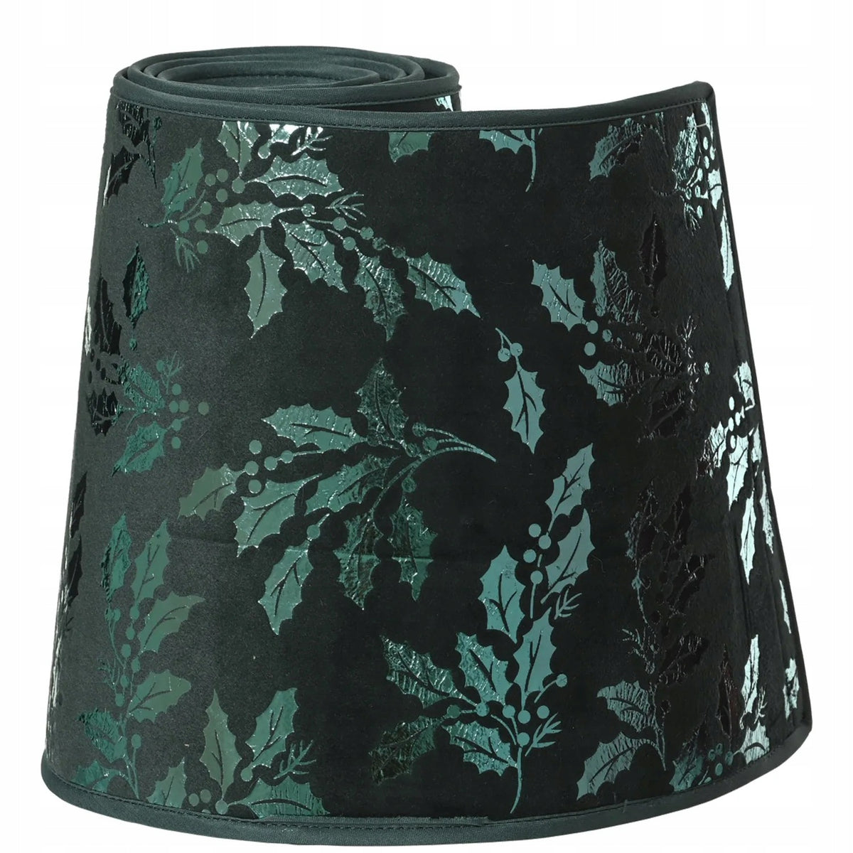 Velvet Christmas tree stand cover green for Christmas tree 180 cm material