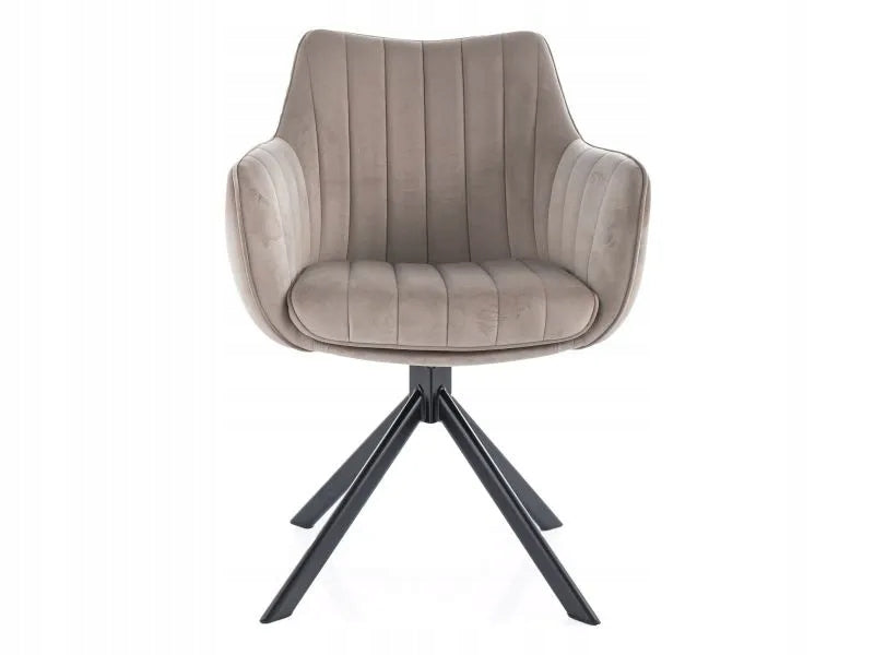 Velvet Swivel Chair Desk Dining Room Chair UPHOLSTERED Brand Signal
