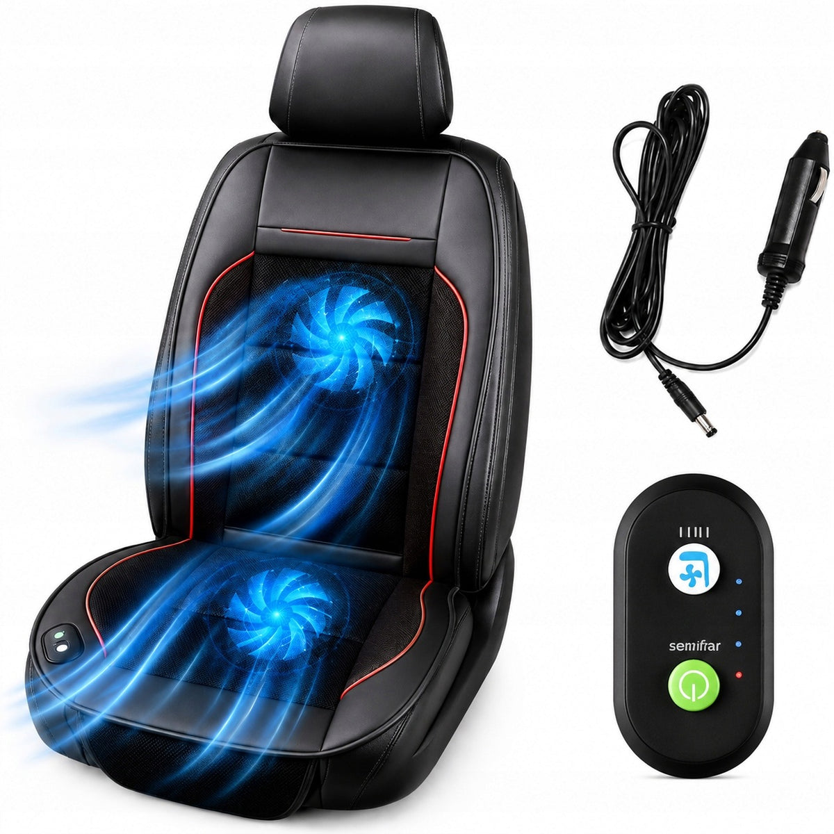 Ventilated Cooling Mat For Car SUV Car Seat 12V