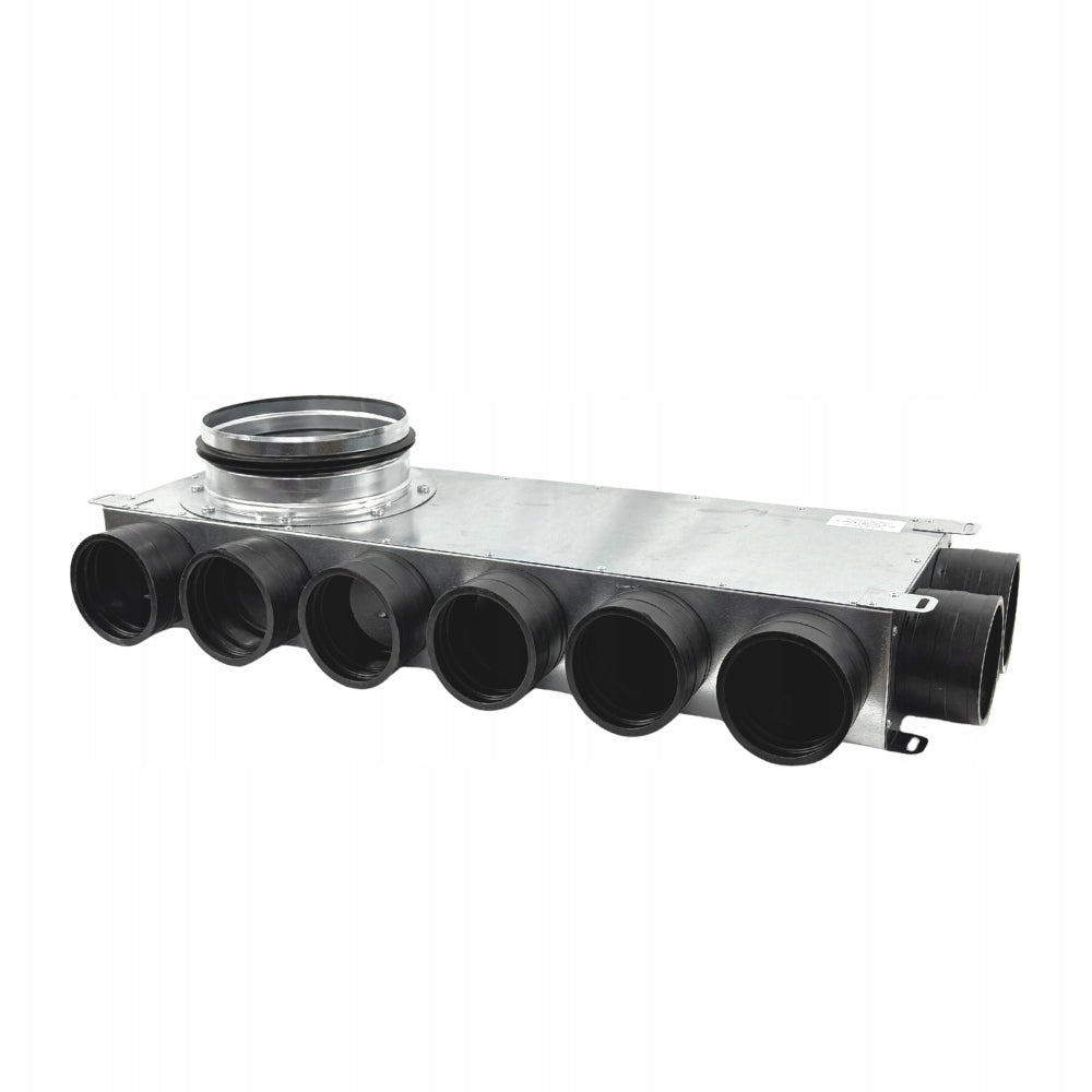 Ventilation corner distribution box with revision fi160 / 8x75mm Kind distribution box