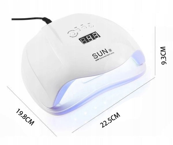 Vera Nail Lamp SUN X 54W White Color white