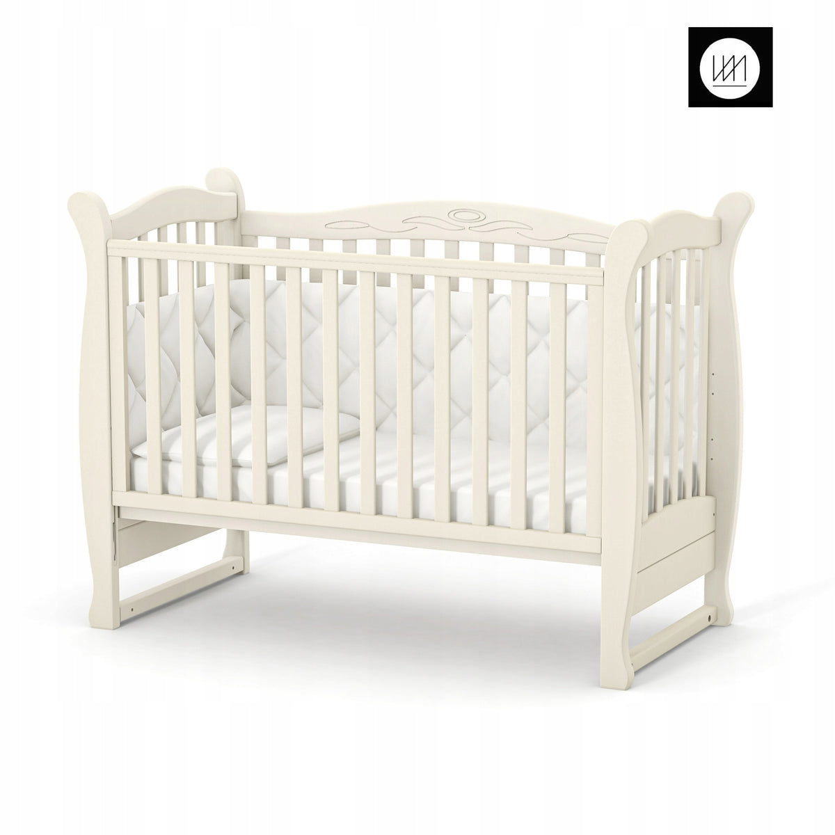 Veres LD15 Beige baby cot (120x60 cm)