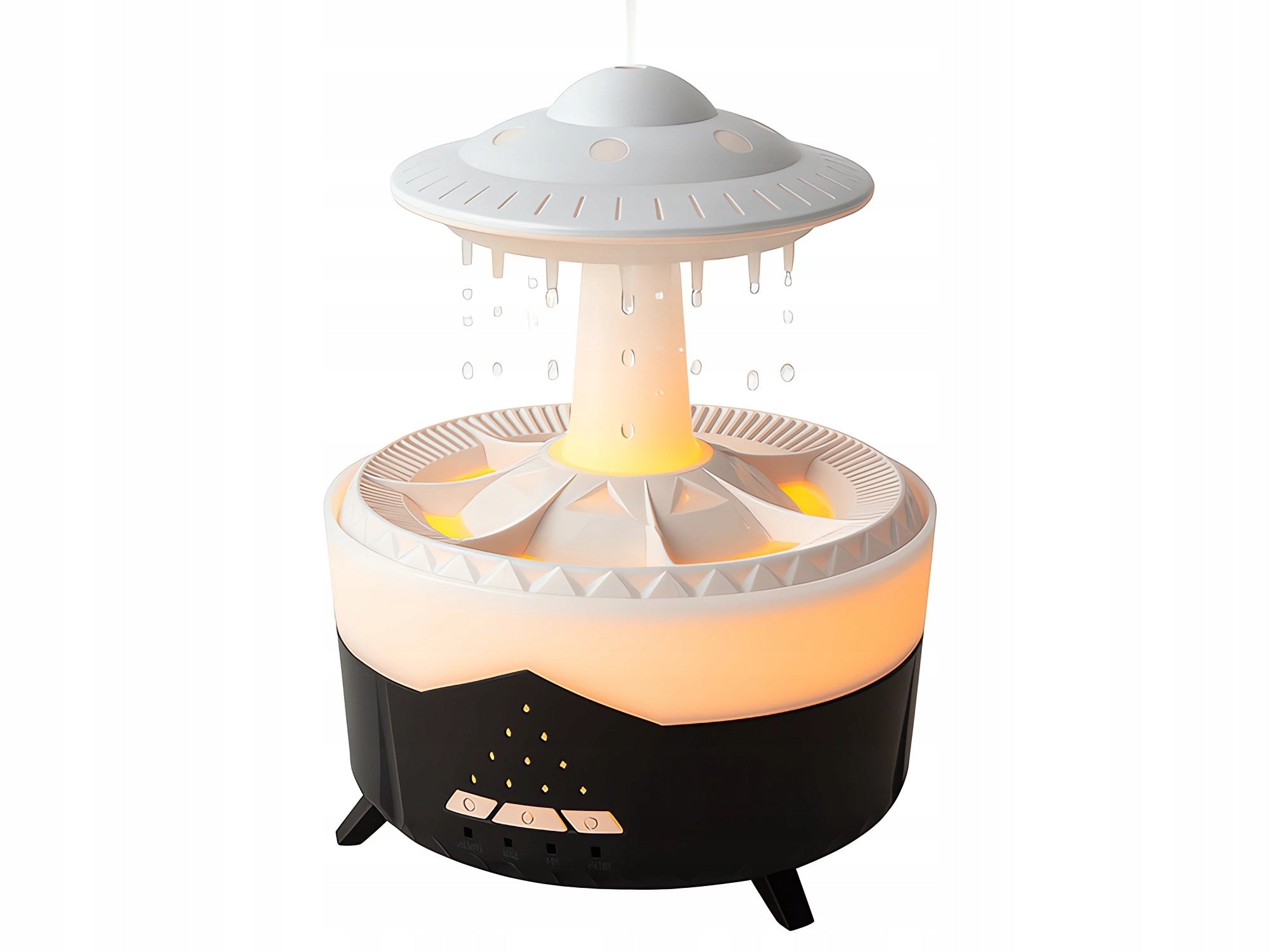 Verk 24531 Multifunkční zvlhčovač vzduchu houba RGB, 24 W, 350 ml, černý