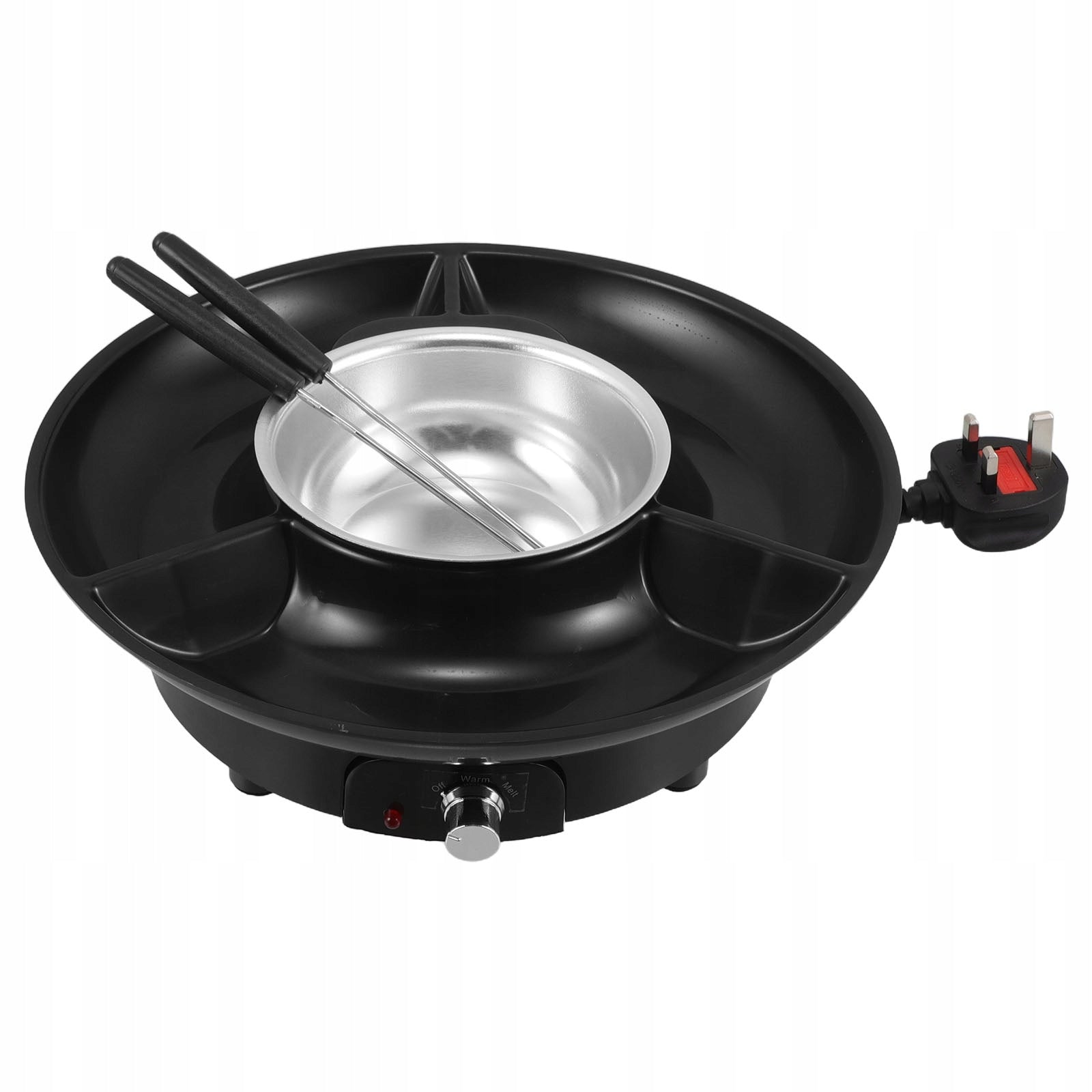Versatile Electric Chocolate Melting Pot for Dipping Treats Color black