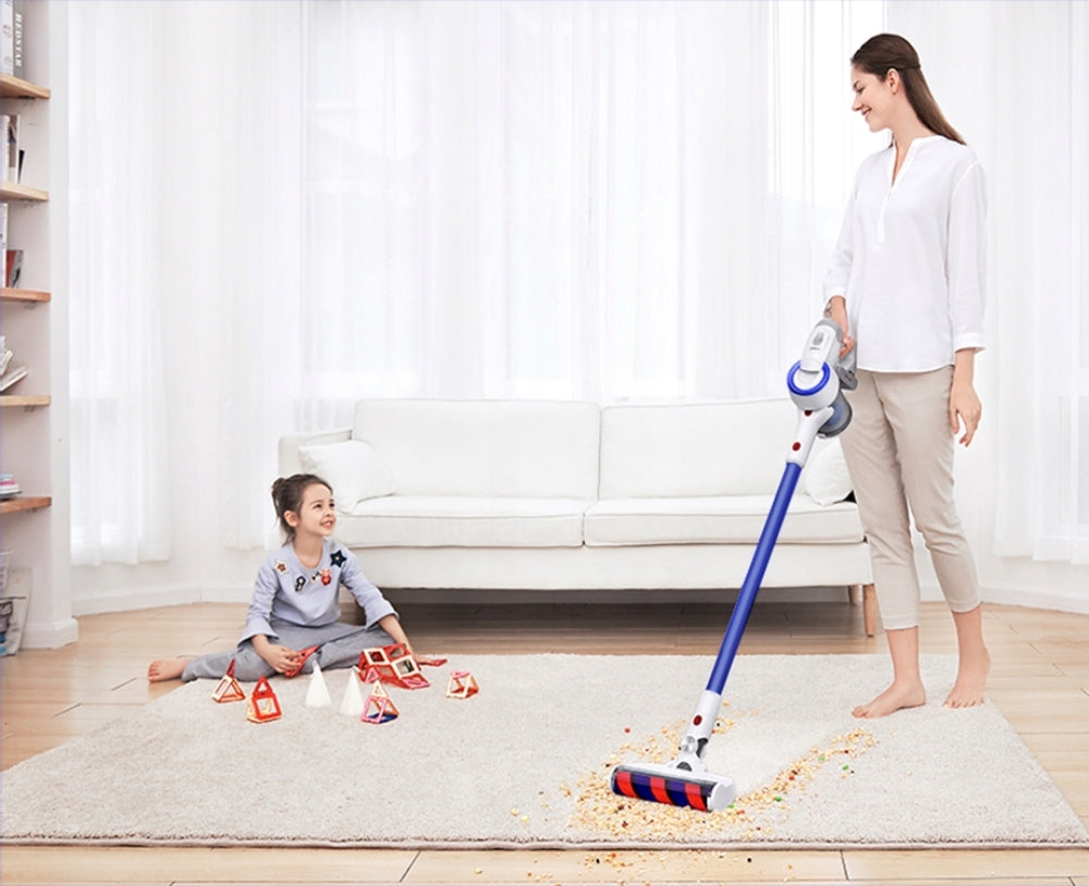 Vertical Cordless Vacuum Cleaner JIMMY JV53 Lite 425W2500mAh Lightweight and Efficient Dominant color blue