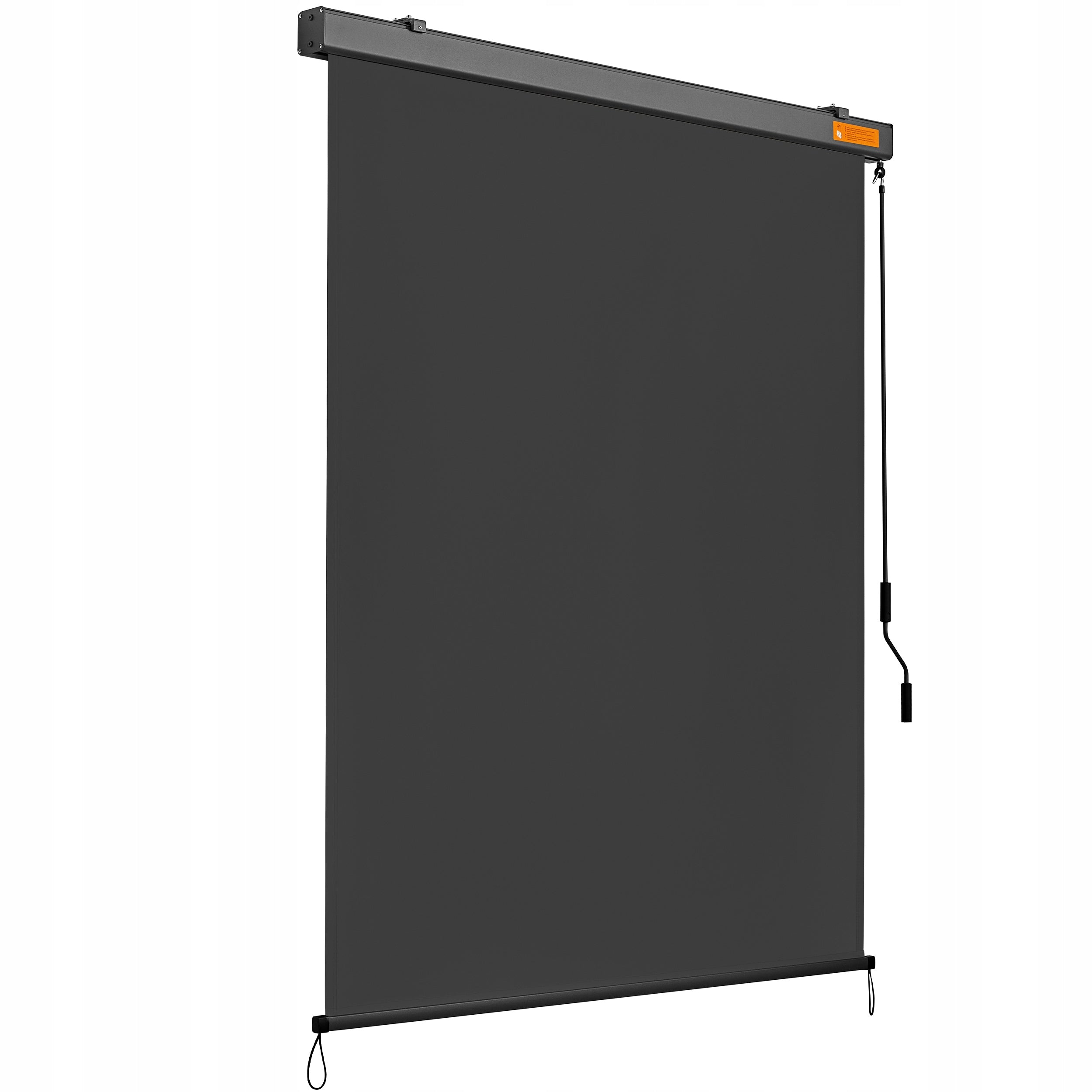 Vertical Terrace Awning, Roller Blind, 2,5×1,6m, Dark Grey Packaging status original