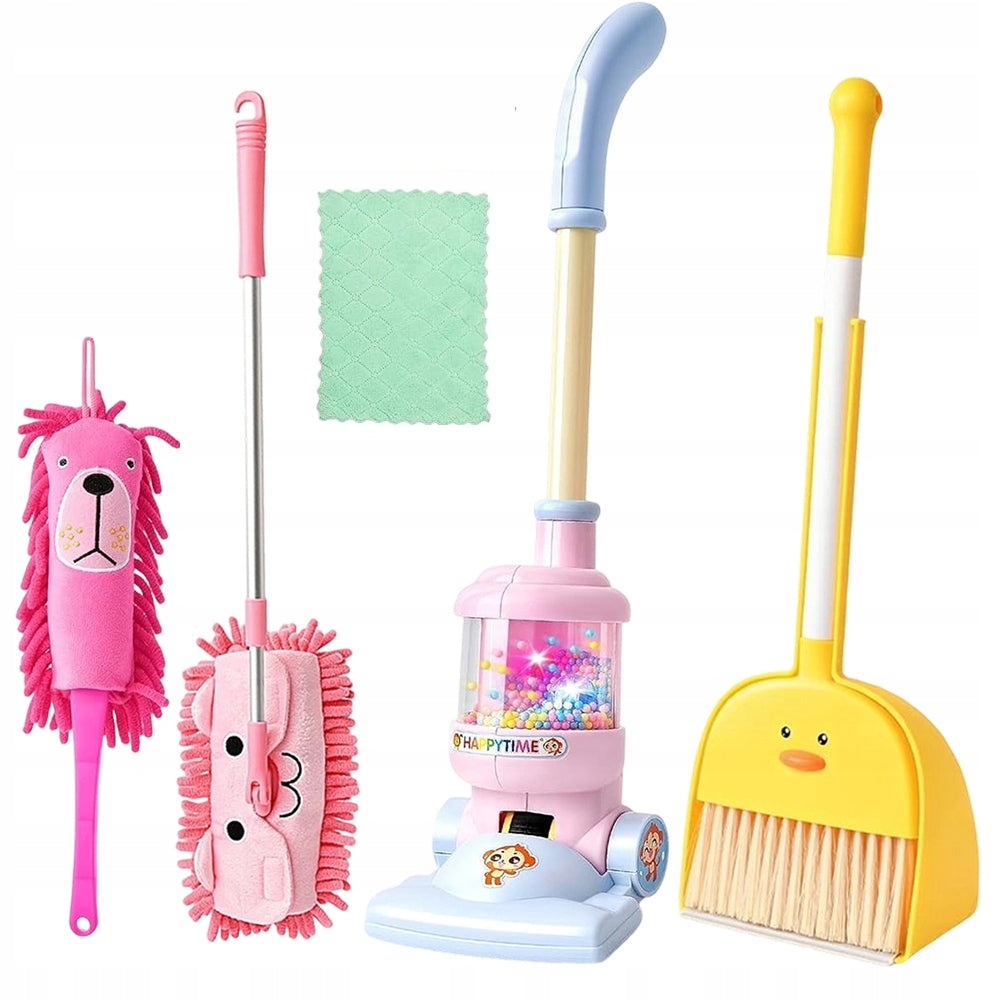 Vertical Vacuum Cleaner For Kids With Ball Light Educational Toy Gift Packaging status original