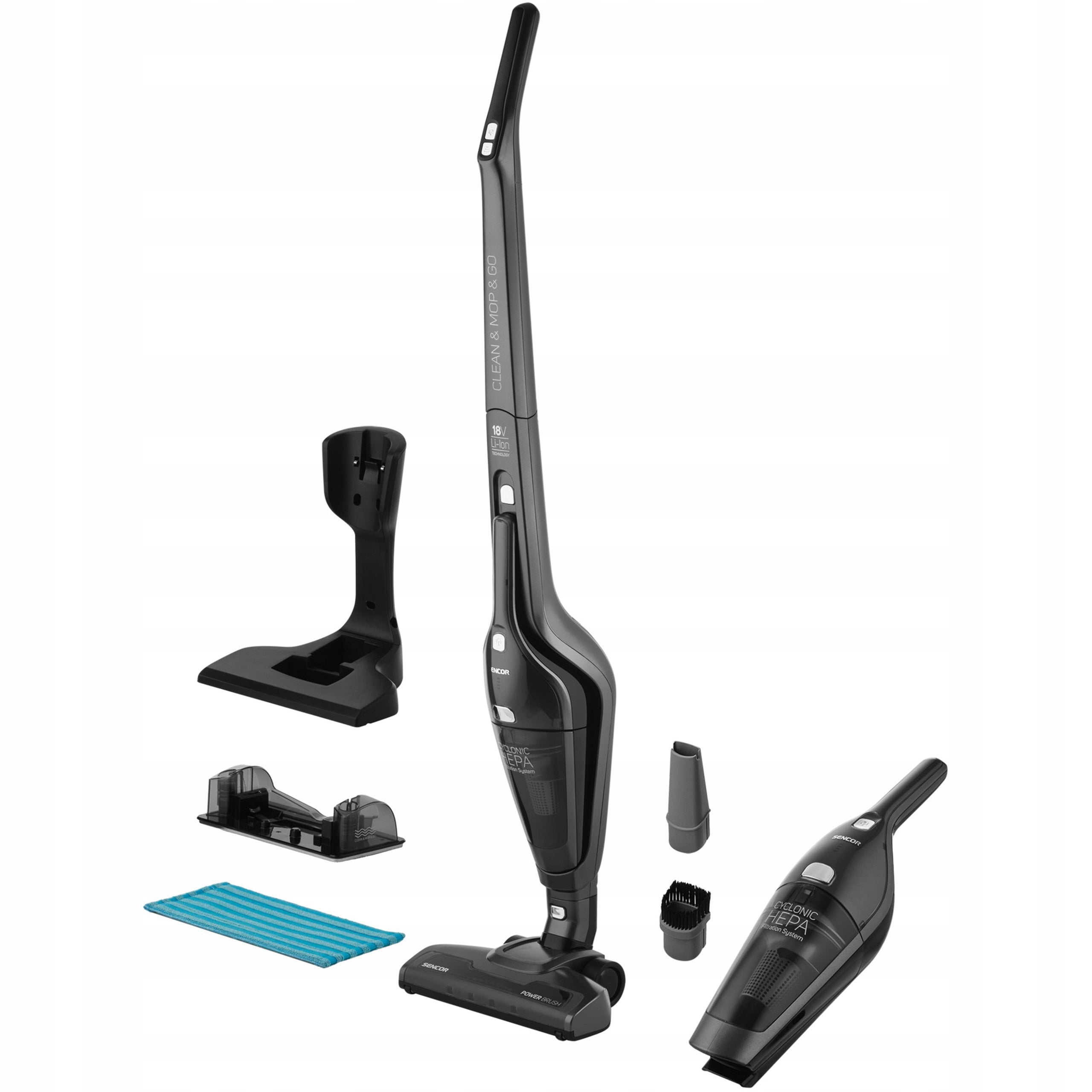 Vertical Vacuum Cleaner Sencor SVC 8668AT 3in1 POWERFUL 2200mAh HEPA MOP FUNCTION