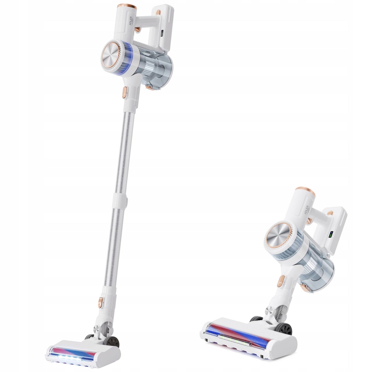 Vertical Vacuum Cleaner Wireless LED Bagless Powerful Cordless White Manufacturer code AD7079