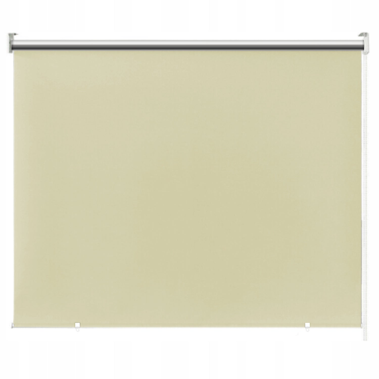 Vertical awning balcony beige 240x160 cm GOGARDEN blind wrapped garden