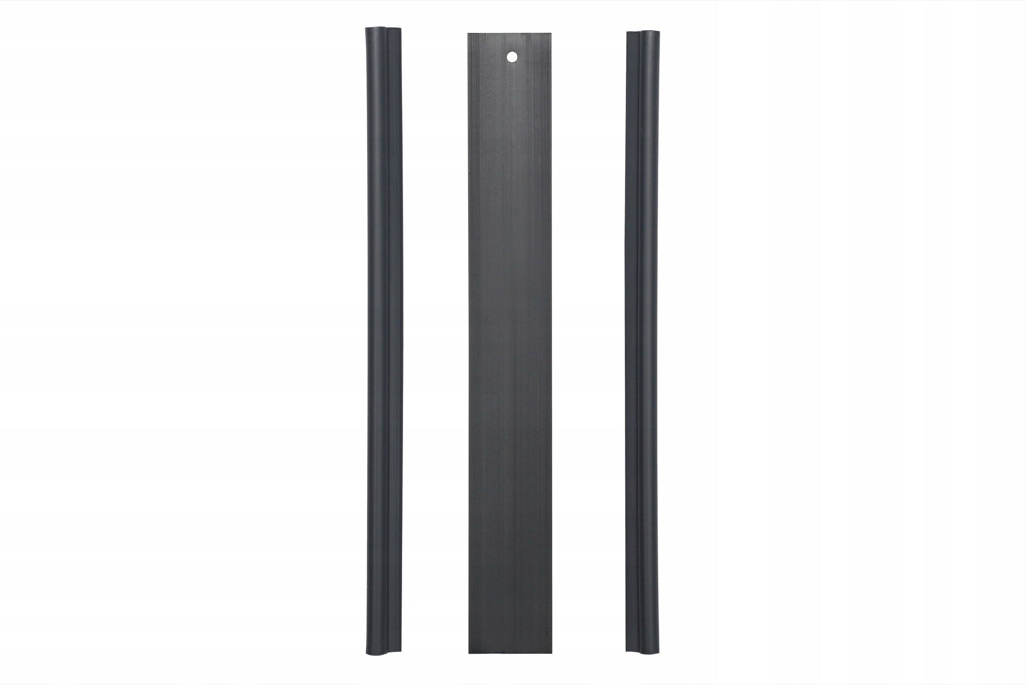 Vertical narrow fence strips 44-62mm 153x250cm RD05 Anthracite RAL 7016 Kind covers