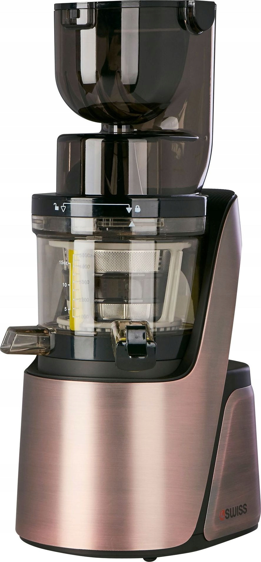 Vertical slow juicer 4Swiss Swan 400 W For Juice Smoothie Ice Cream Manufacturer code BM105RG
