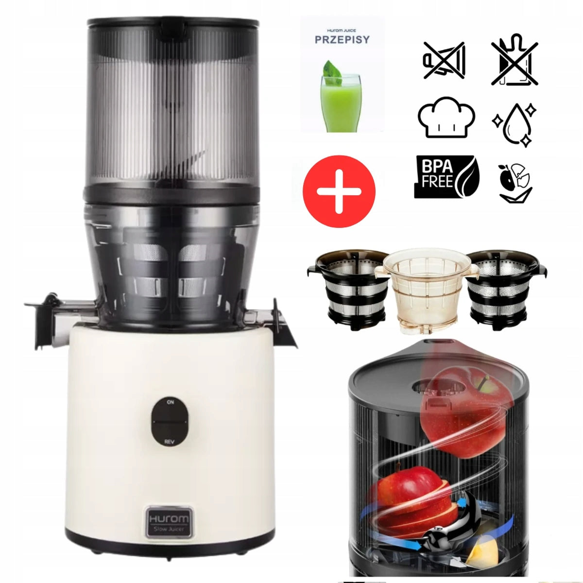 Vertical slow juicer Hurom H330P 200 W