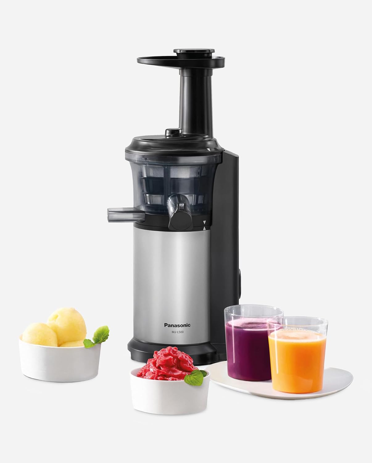 Vertical slow juicer Panasonic MJ-L500SXE 150 W Packaging status original