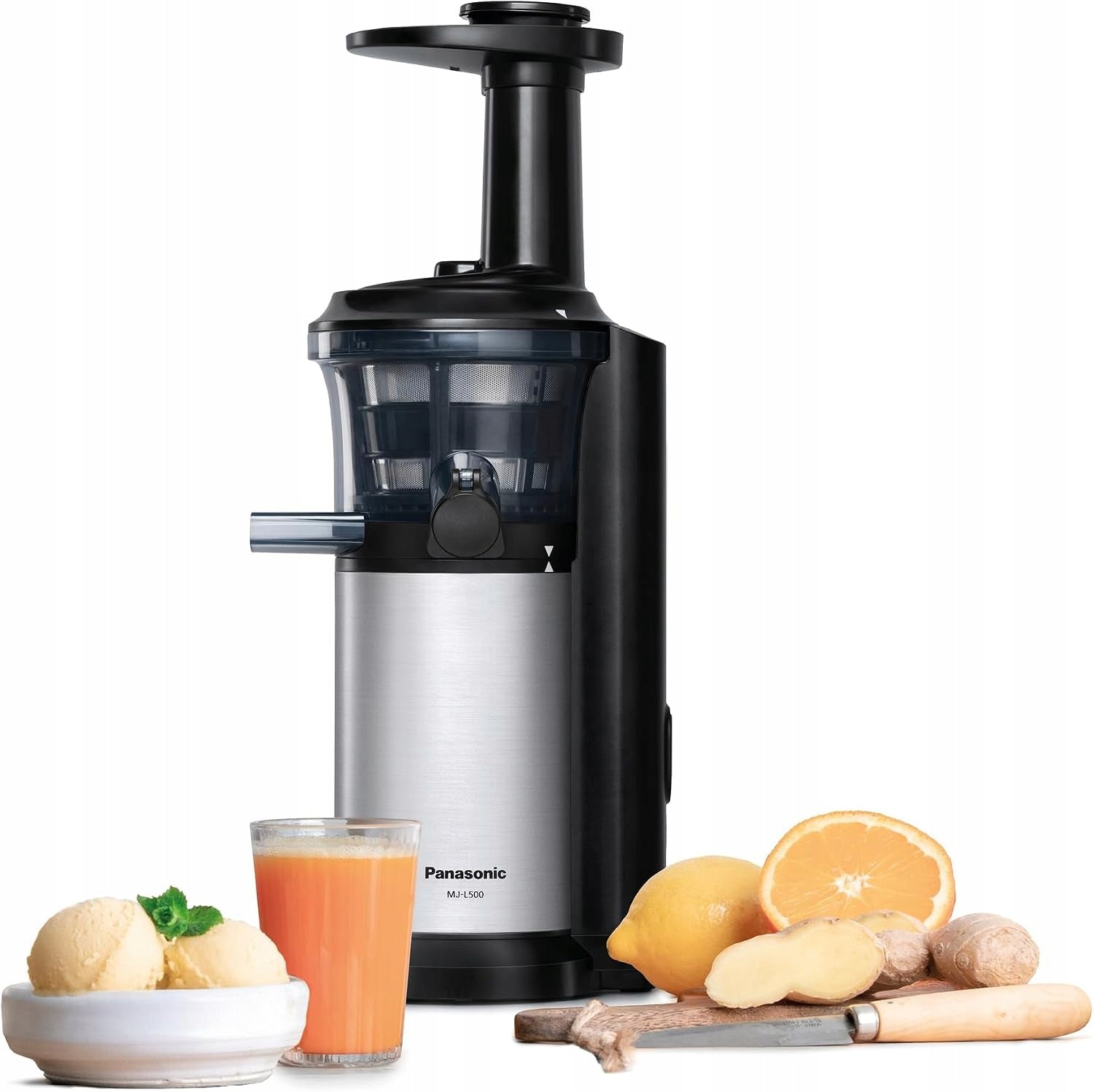 Vertical slow juicer Panasonic MJ-L500SXE 150 W