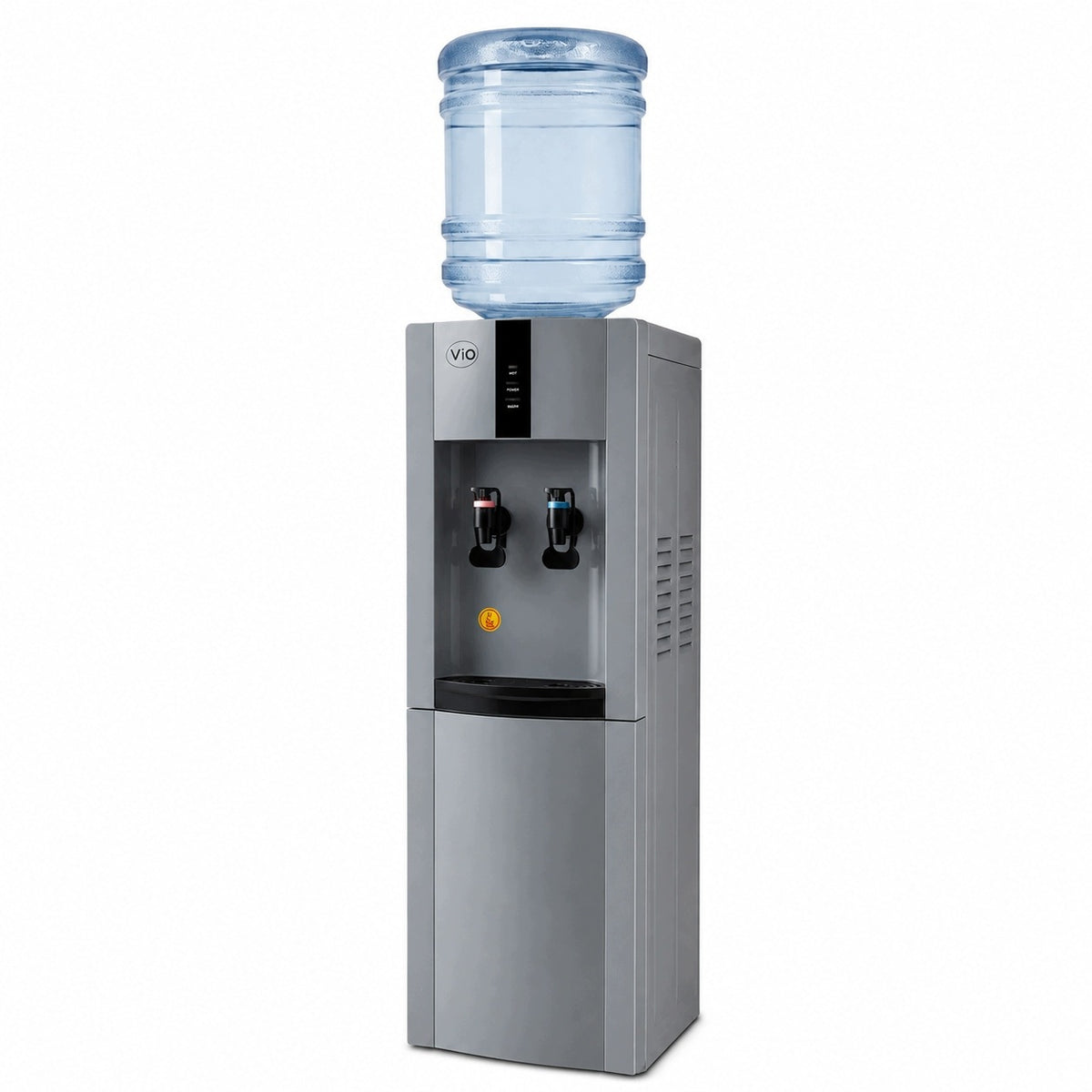 ViO water dispenser with compressor cooling and cabinet grey