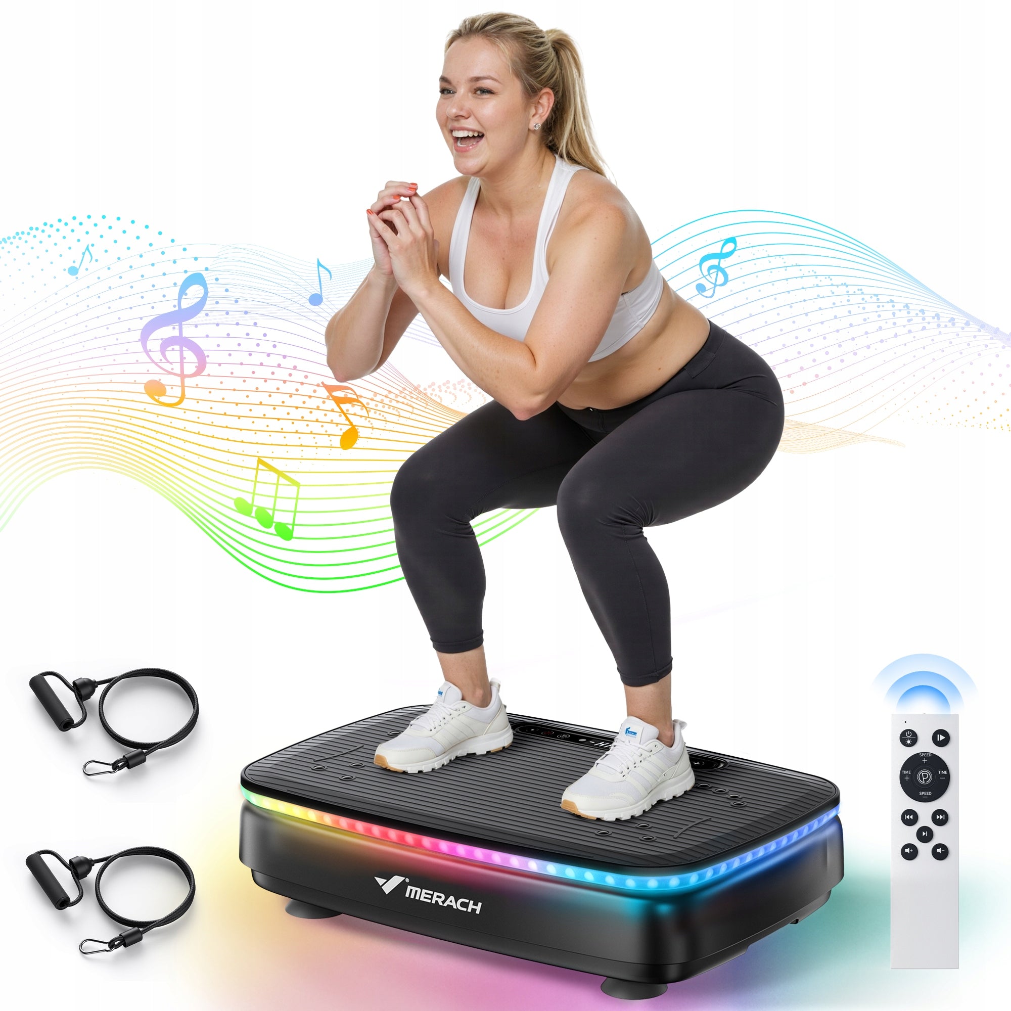 Vibration Platform, 99 Speed, 720 Vibration/min, Bluetooth, LED