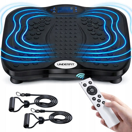 Vibration Platform for Exercise Bluetooth Massage 150 kg Black UNDERFIT Brand UNDERFIT