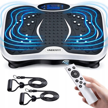 Vibration Platform for Exercise Bluetooth Massage 150 kg White UNDERFIT Brand UNDERFIT