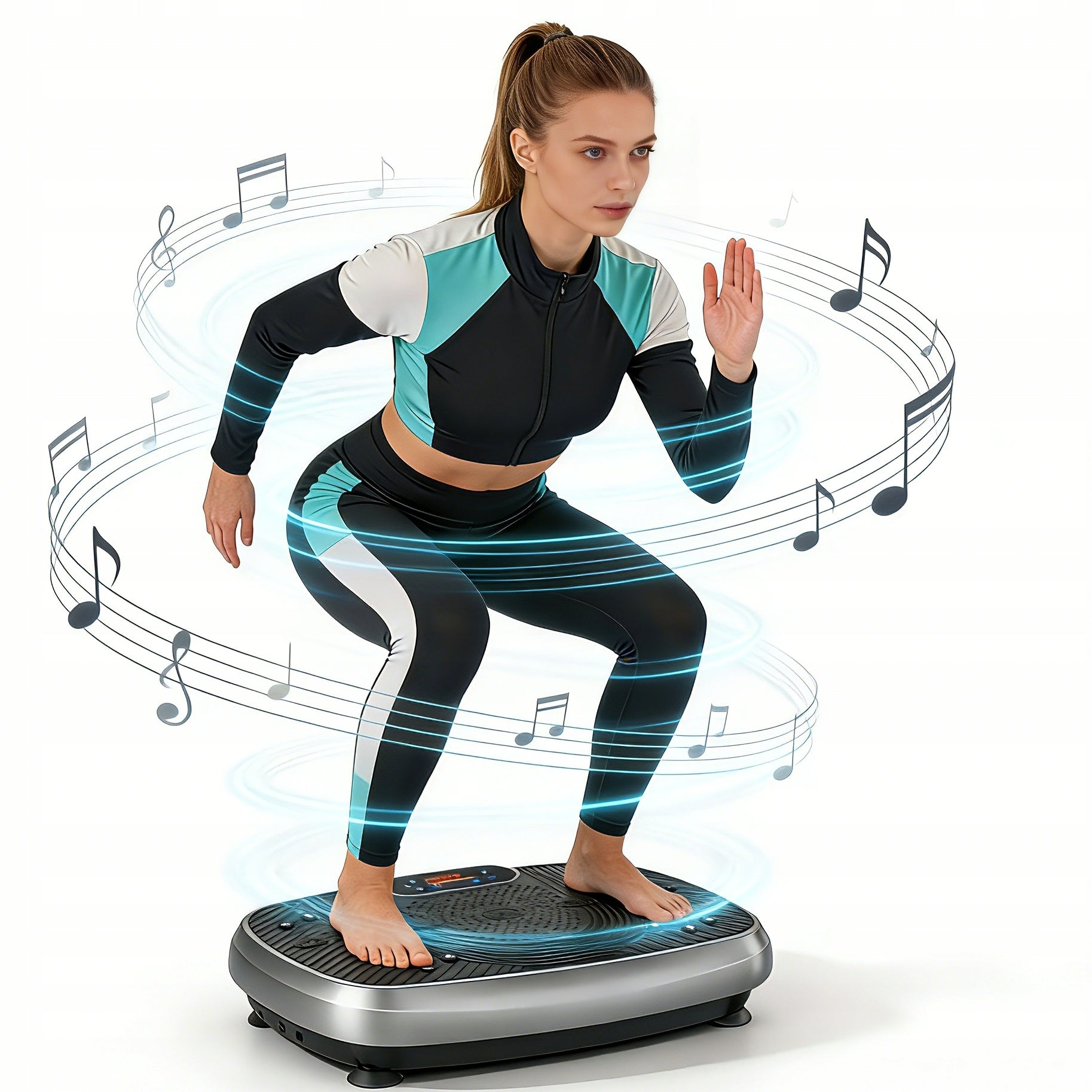 Vibration platform for weight loss, 199 levels, 5 modes,Bluetooth,160KG