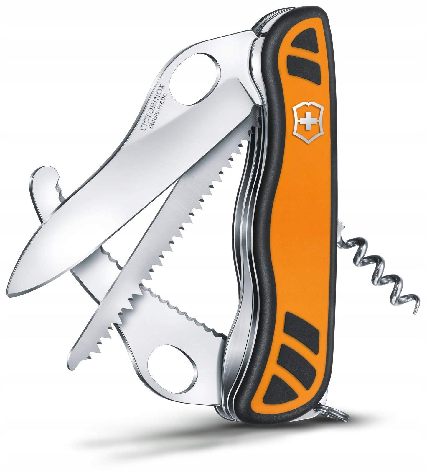 Victorinox Hunter Xt Grip pocket knife 6 functions orange Manufacturer code 0.8341.MC9B1