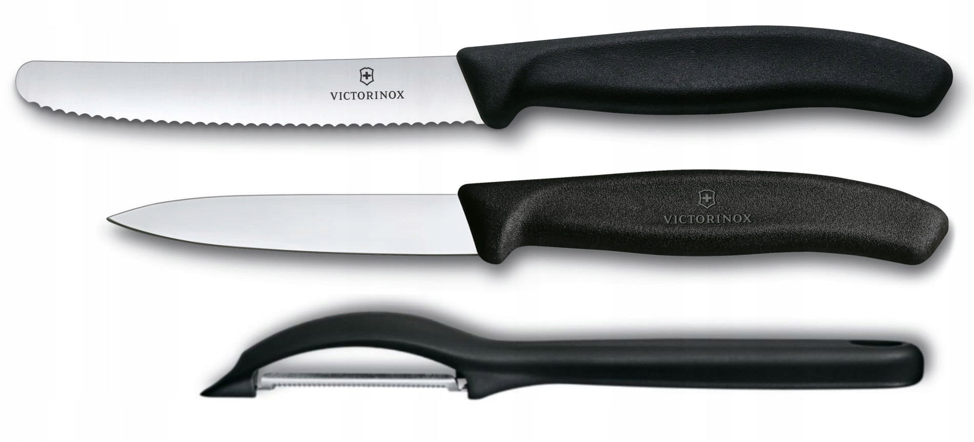 Victorinox knives set of 3pcs. 6.7113.31 black Manufacturer code 6.7113.31