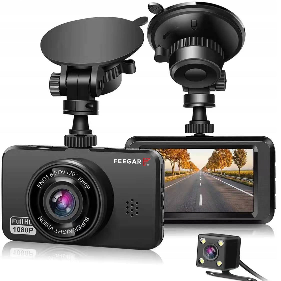 Video Recorder Feegar Patrol Car Camera Reversing HDR Sonsor Sony