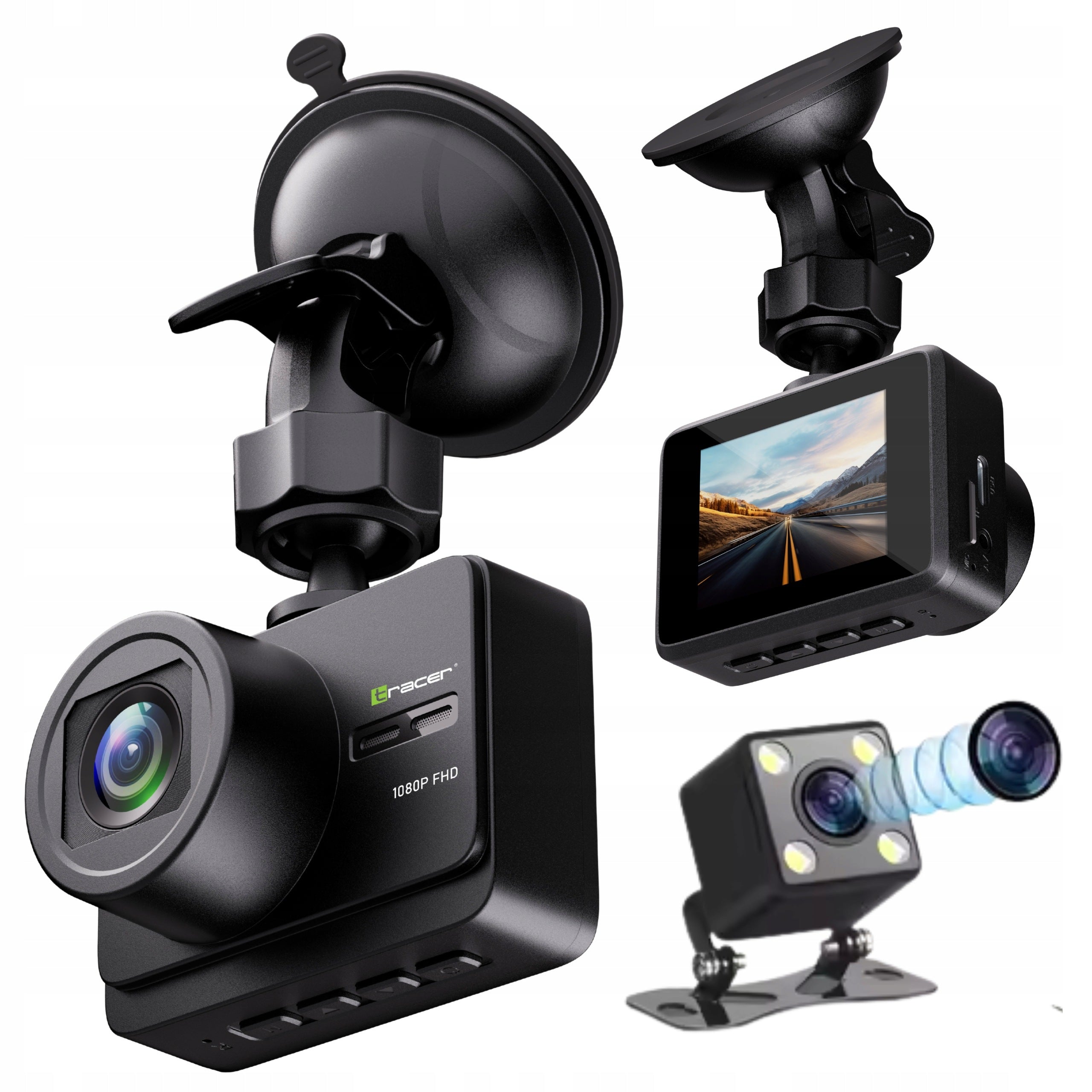 Video Recorder TRACER Spectra 2D Car Camera Full HD Recorder