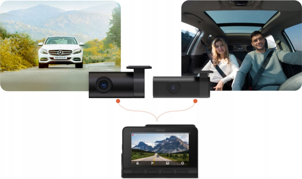 Video recorder 70MAI 4K A810 HDR 4K 3840 x 2160 Communications Wi-Fi GPS