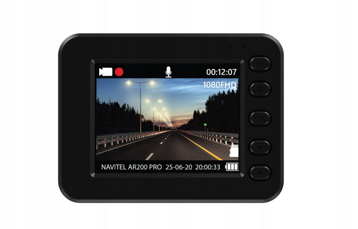 Video recorder Navitel AR200 PRO microphone 140° Recording quality Full HD (1920 x 1080)