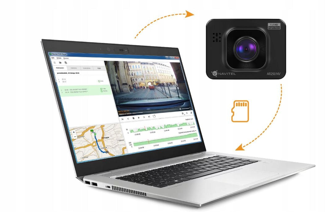 Video recorder Navitel DVR AR 250 NV FullHD Recording quality Full HD (1920 x 1080)