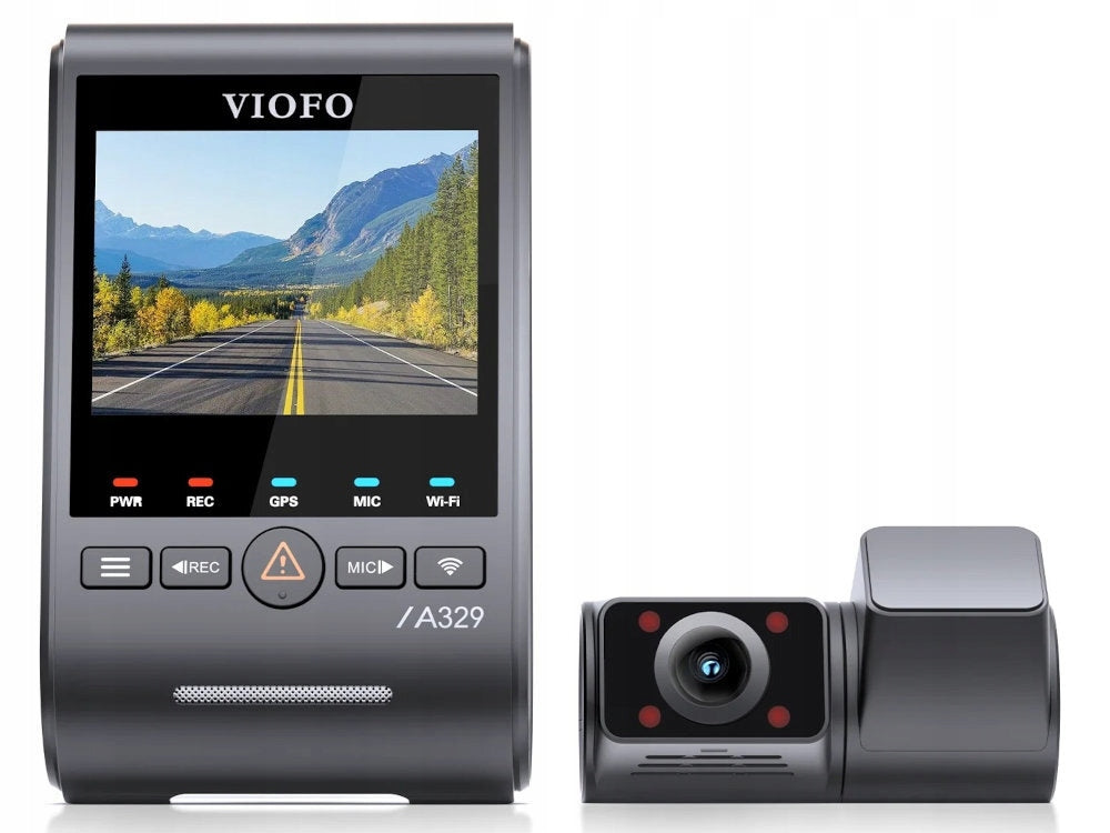 Video recorder VIOFO A329S 2CH-IR GPS Ports memory card reader