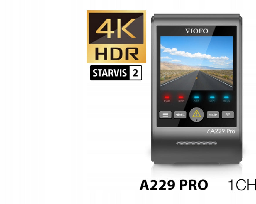 Videorekordér Viofo A229 PRO 1CH GPS Ports memory card reader