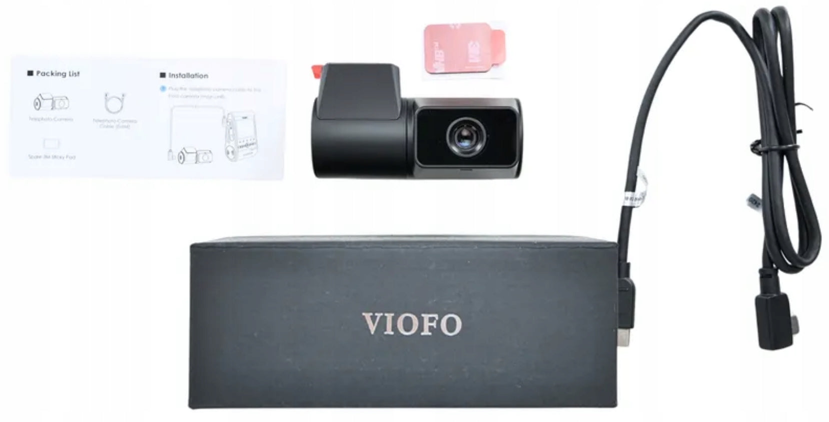 Videorekordér Viofo A229 PRO 1CH GPS Power supply car lighter socket