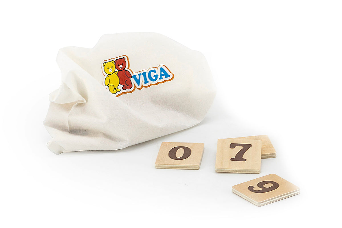 Viga 44547 Wooden clock - learning hours Kid's age 3+ years