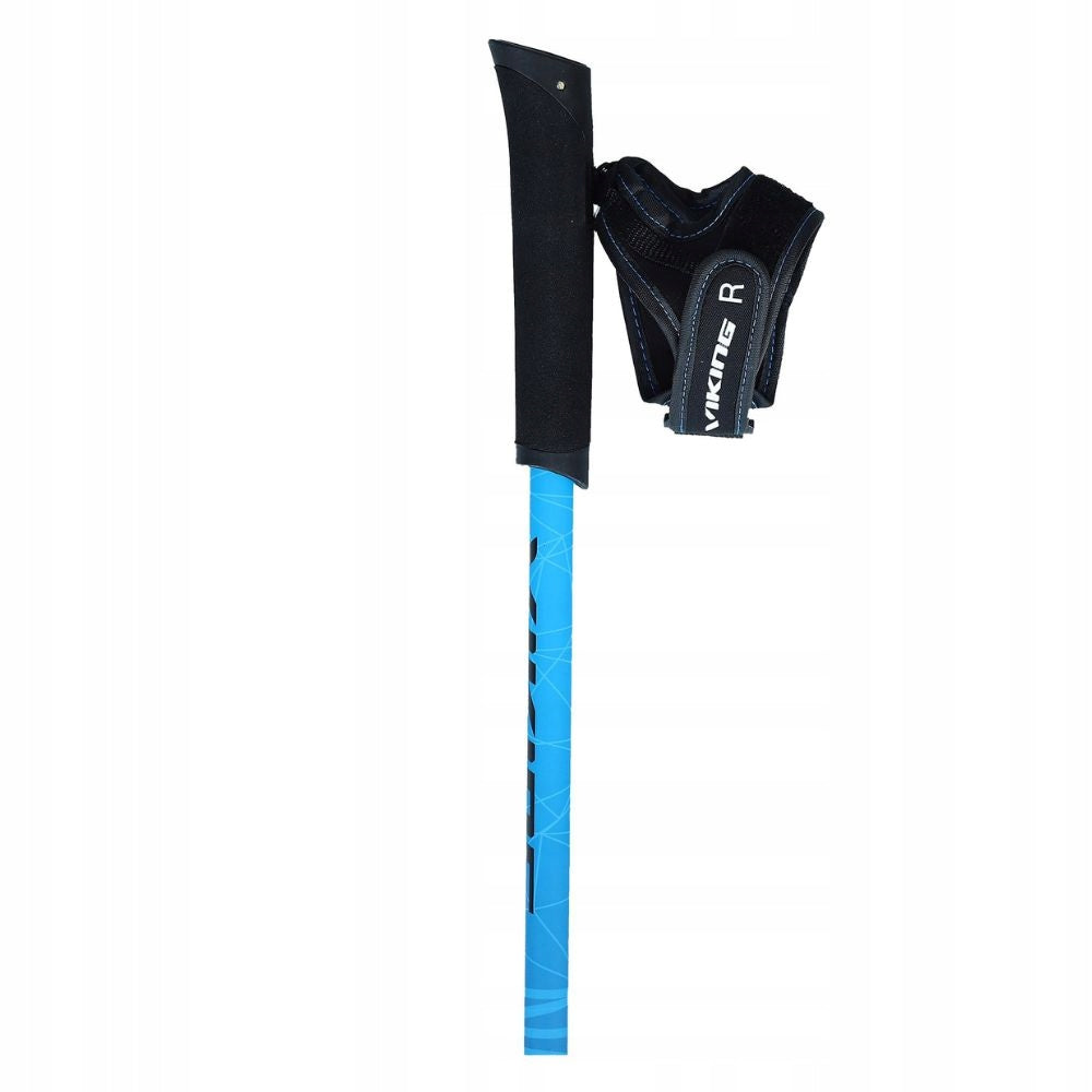 Viking PRO-Trainer Nordic Walking Aluminium Sticks 125cm 130g Blue Packaging status original