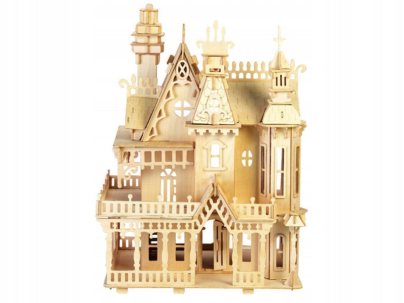 Villa large dollhouse compilation wooden puzzle 3D DH-004 Sea-Land Brand Sea-Land
