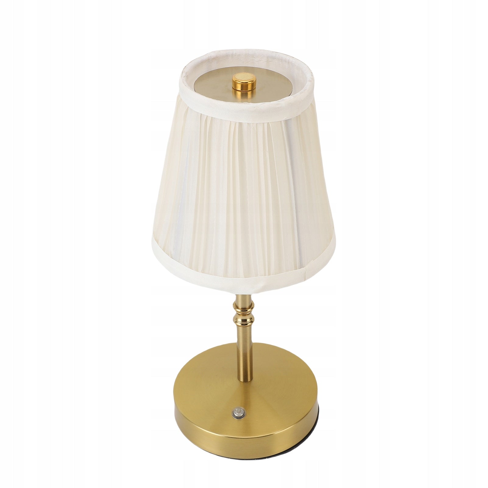Vintage Table Lamp with Fabric Shade, 7U Wireless