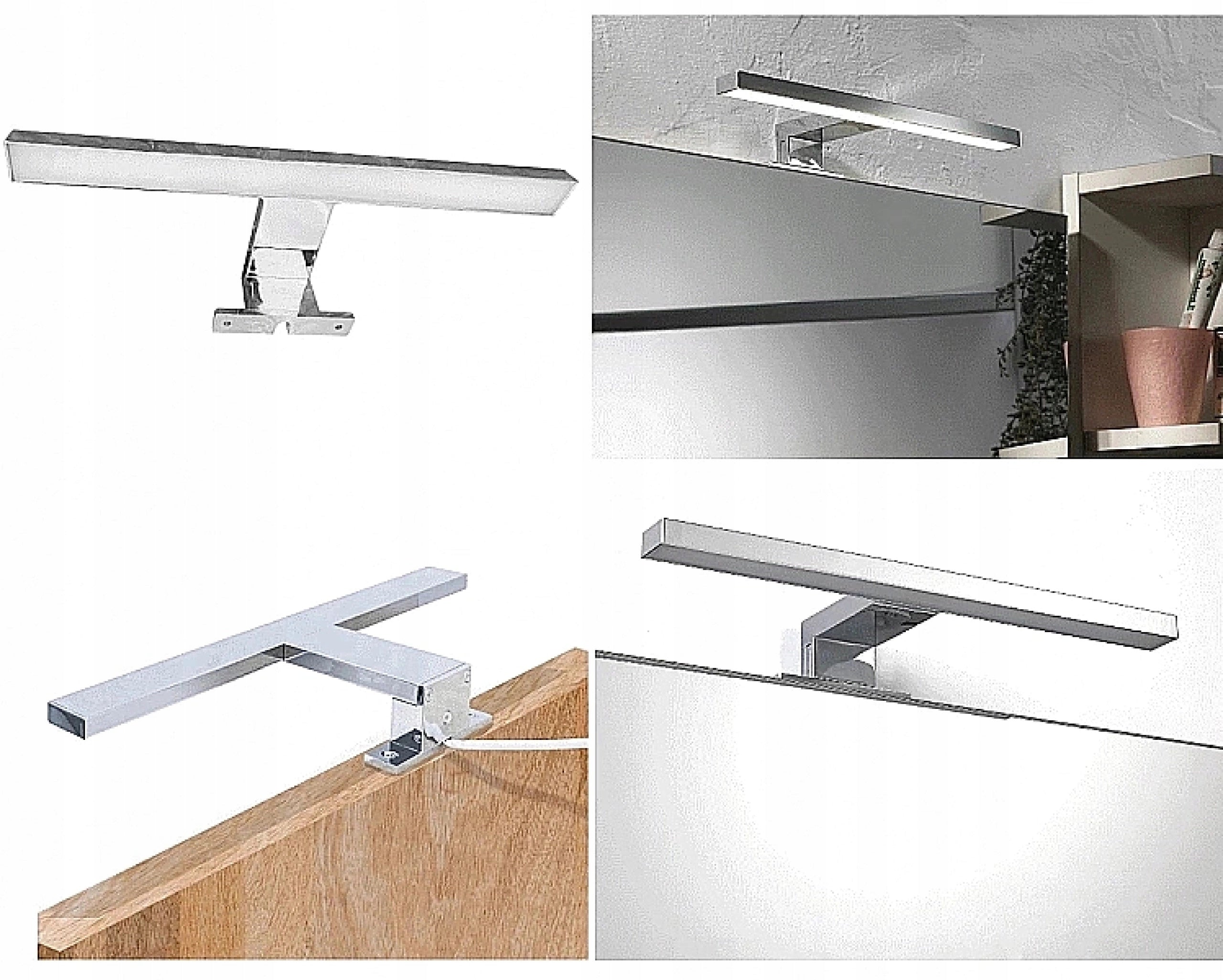 Virone Lamp over Mirror LED Bathroom Hermetic Wall Lamp 5W 4000K 30cm Packaging status original