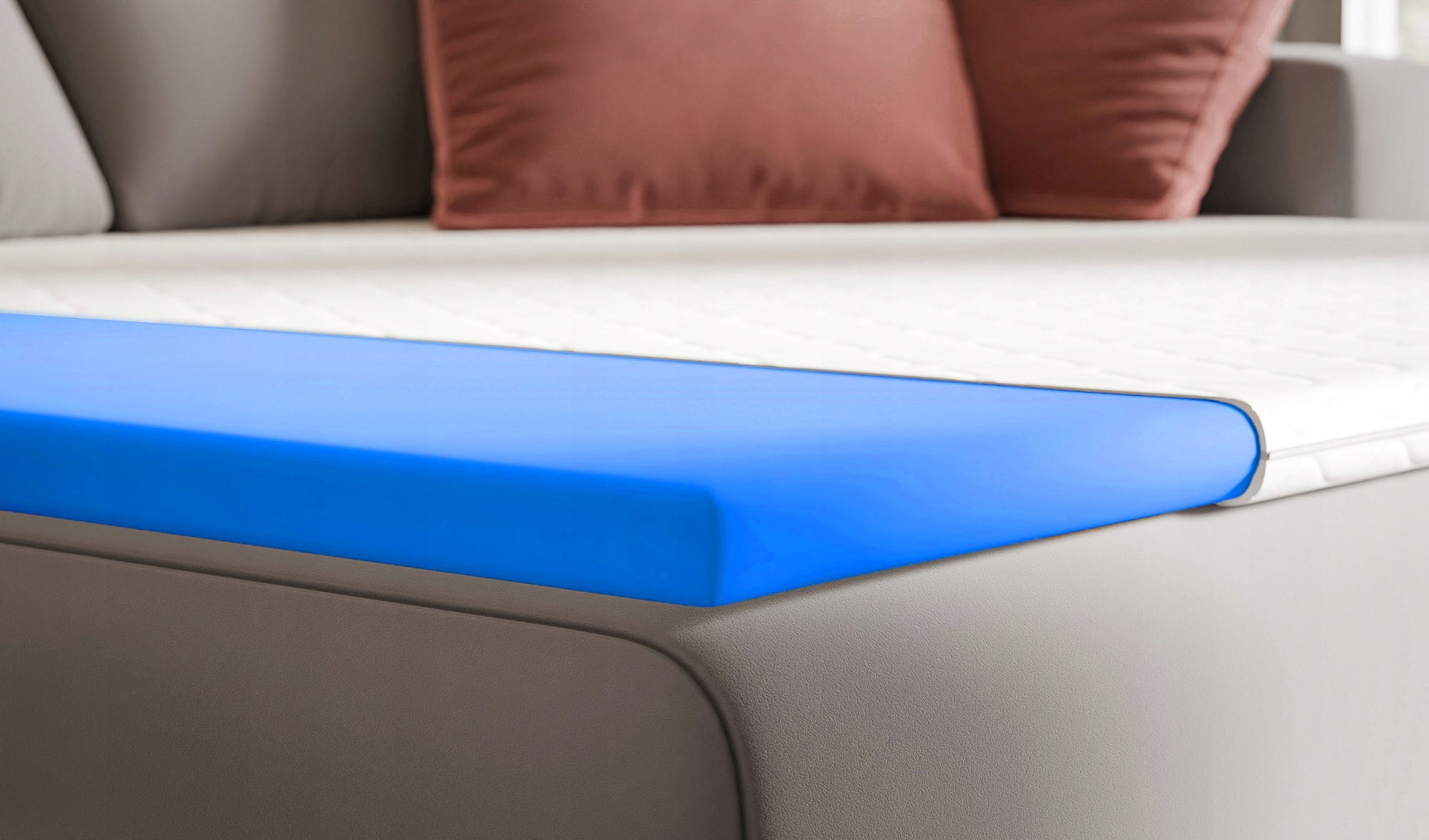 Antčiužinis Fluxar home N1050 80x200 Visco 7 cm