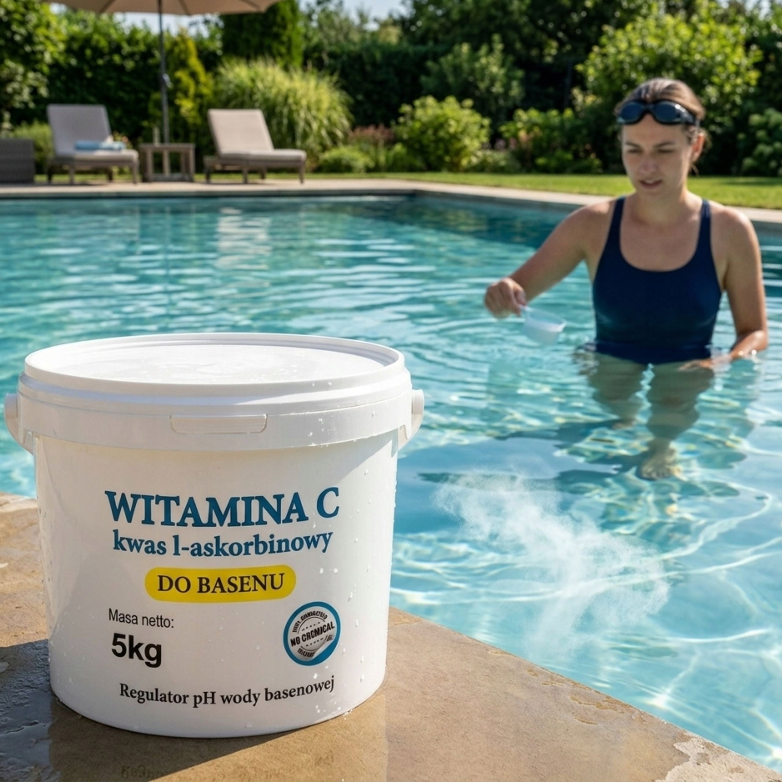 Vitamin C 5 kg for water pool L-ascorbic acid without chemistry pure water Packaging status original