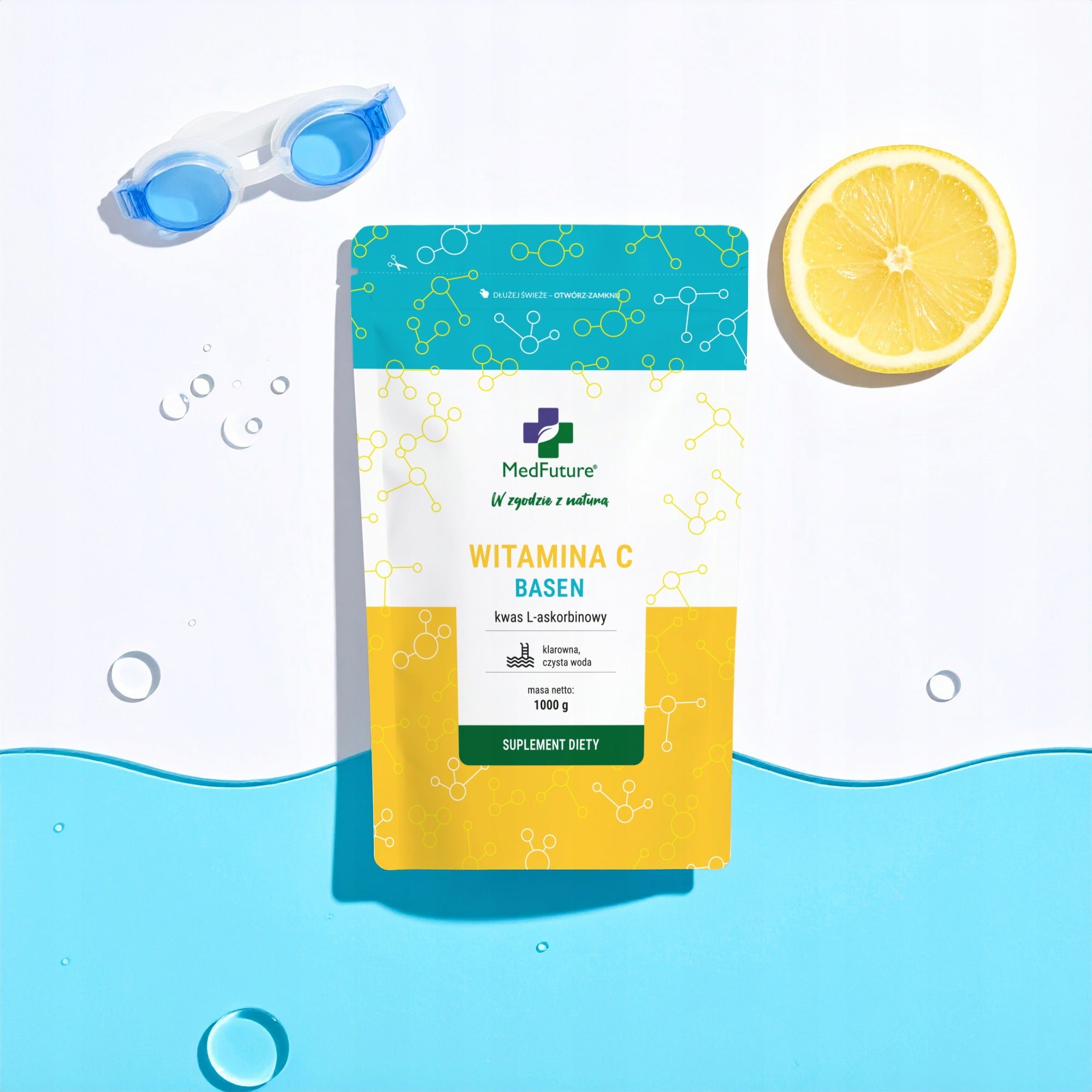 Vitamin C L-ascorbic acid for swimming pools 2 kg Pure water pH regulator Kind L-ascorbic acid