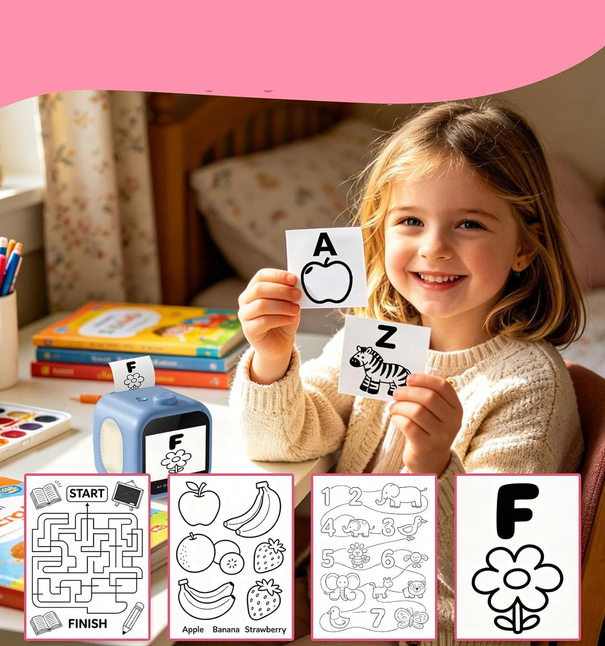 Voice printing robot,Kids AI voice printer,DIY electronic pet,For Kids Gift Manufacturer code 4896031770816