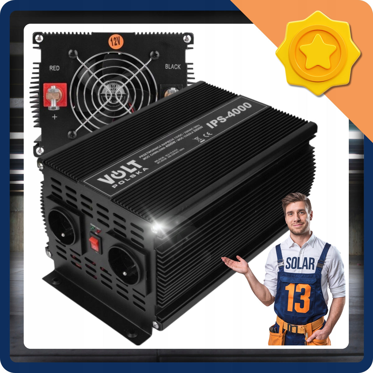 Volt 4000 12/230V IPS Converter (2000/4000W) Effective power 2000 W