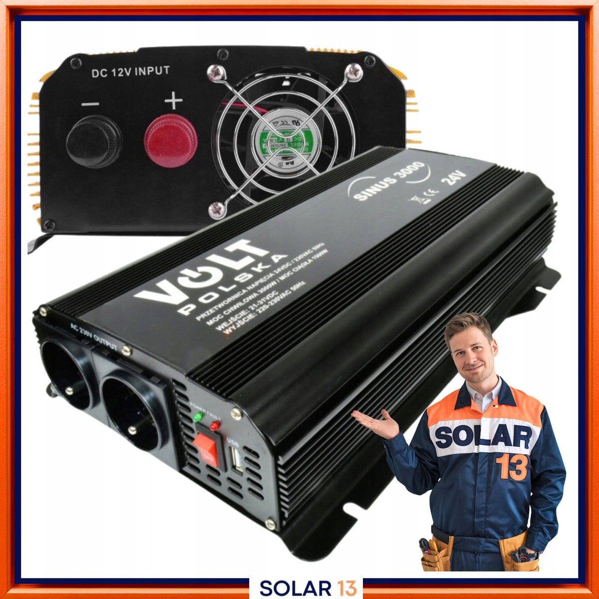 Volt Inverter SINUS 3000N 12/230V (1500/3000) Packaging status original