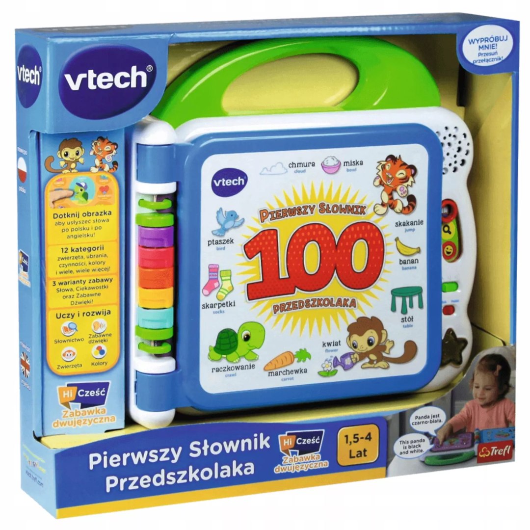 Vtech First Dictionary Preschooler Learning English 1,5+