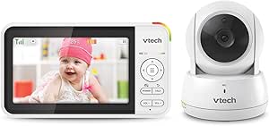 Vtech VM924 – Baby Monitor with 5" Screen (White)